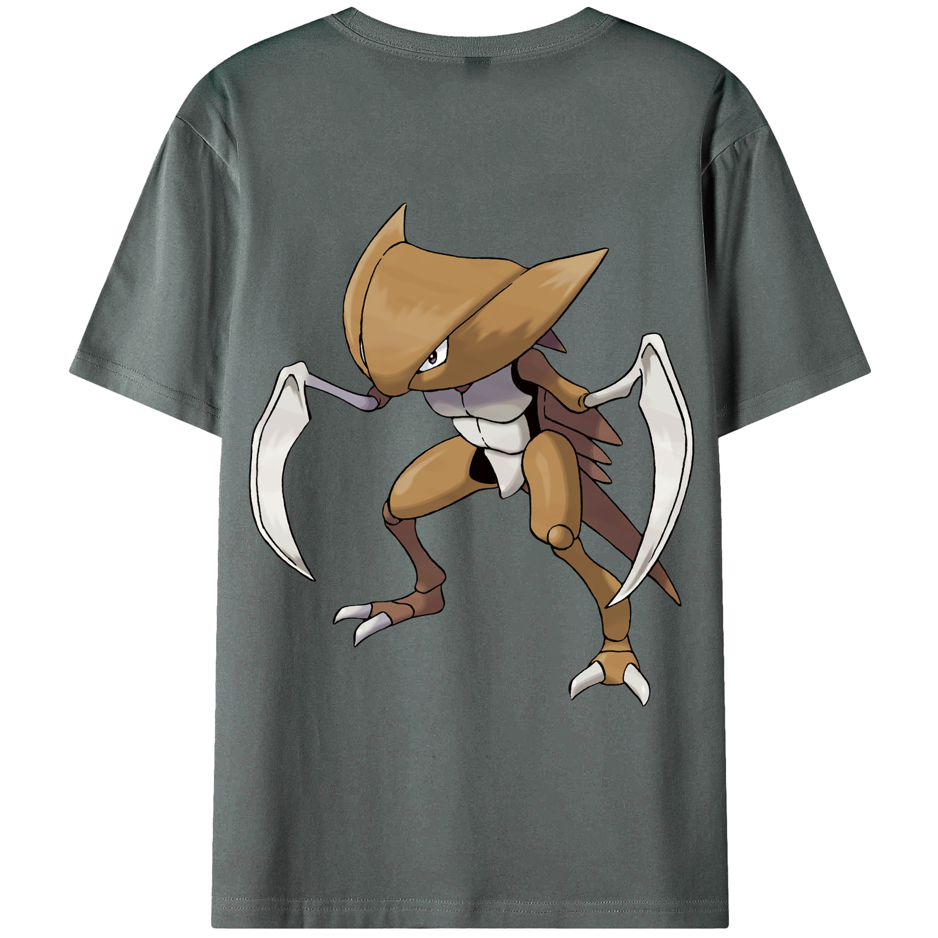 （画像用） ポケットモンスター Pokémon 綿100％ メンズ半袖Tシャツ（バックプリント） 通気性